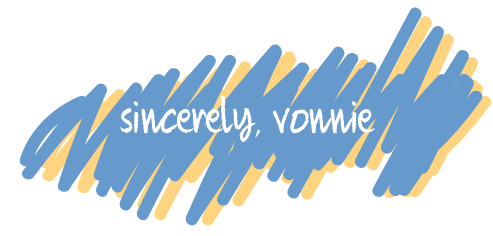 Sincerely Vonnie